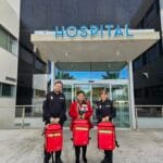 HCB Dénia refuerza la atención urgente de la Policía Nacional con la donación de tres botiquines profesionales